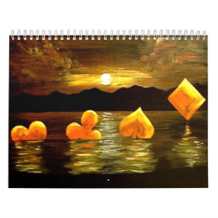 Awesome Poker Art Decor Calendar 2007 - 2008