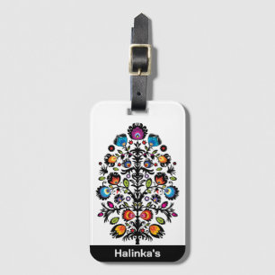 🤩Awesome polish Folk Wycinanki Luggage Tag