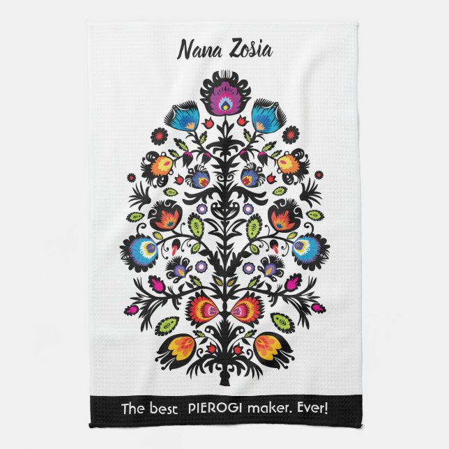 🤩Awesome polish Folk Wycinanki  Tea Towel (Vertical)