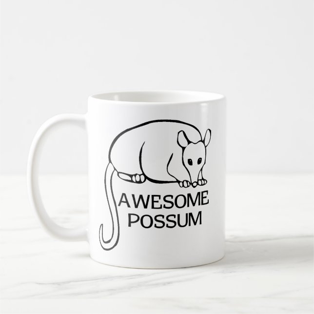 Awesome Possum Coffee Mug (Left)