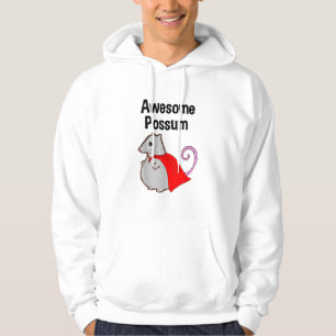 Awesome Possum Funny, Cute. Animal Lover Hoodie