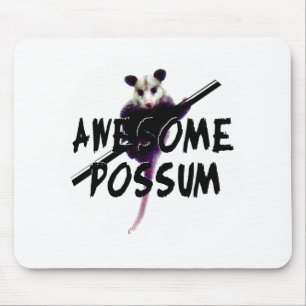 Awesome Possum Opossum Mouse Pad