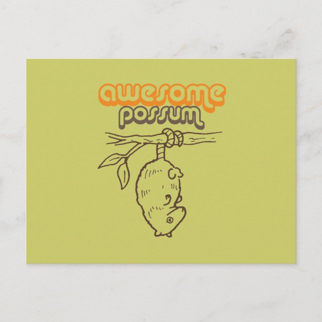 Awesome Possum Postcard (Front)