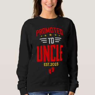 Awesome Promoted To Uncle 2023 New Great Uncle 20 Sweatshirt