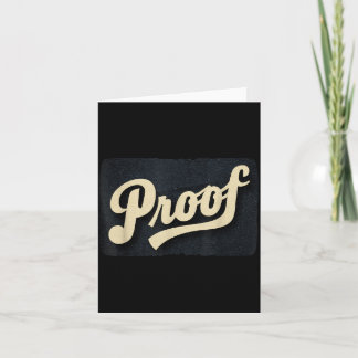 Awesome Proof Statement for Adults and Kids Card