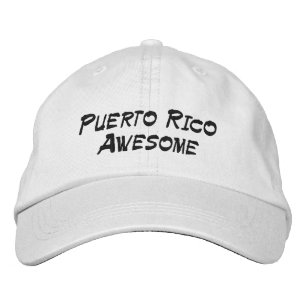 Awesome Puerto Rico Embroidered Hat