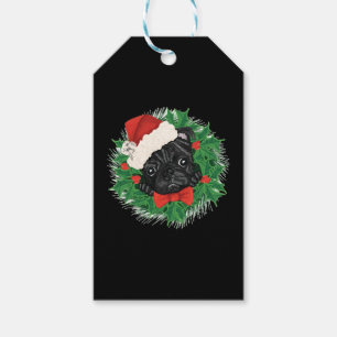 Awesome Pug Christmas Shirt Gift Tags