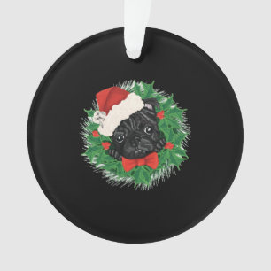 Awesome Pug Christmas Shirt Ornament
