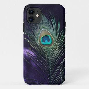 Awesome Purple Peacock Feather iPhone 11 Case
