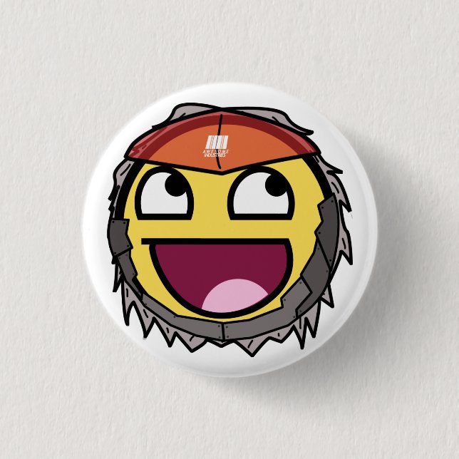 awesome Raiden 3 Cm Round Badge (Front)