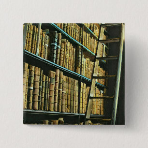 Awesome Reading Lovers Gift 15 Cm Square Badge