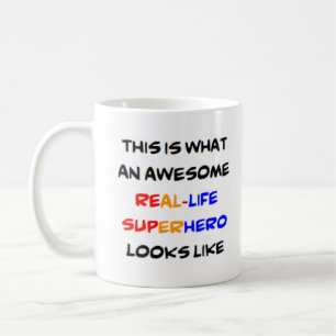 awesome real life superhero coffee mug