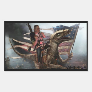 AWESOME RECTANGULAR STICKER