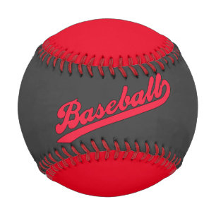 Awesome red black sports baseball