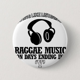 awesome Reggae music designs 6 Cm Round Badge