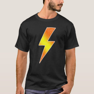 Awesome Retro Front & Back SUN BURST & WHITE Light T-Shirt