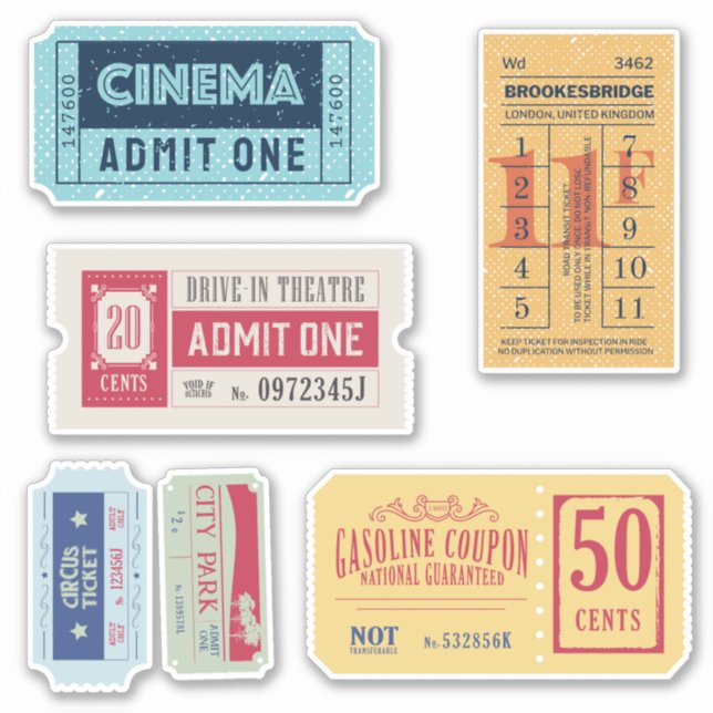 Awesome Retro Theatre tickets  (Front)