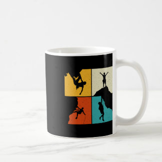 Awesome Rock Climbing Retro Mountain Climber Hiker Coffee Mug