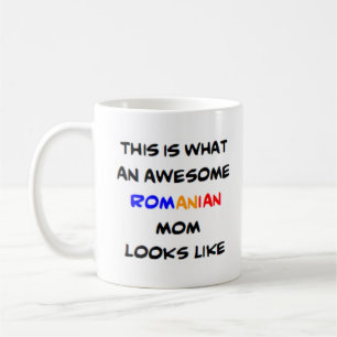 awesome romanian mum coffee mug