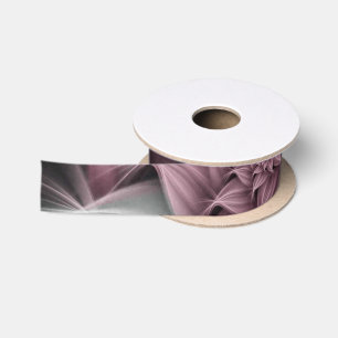 Awesome Rose Flower Fractal  Satin Ribbon