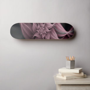 Awesome Rose Flower Fractal Skateboard