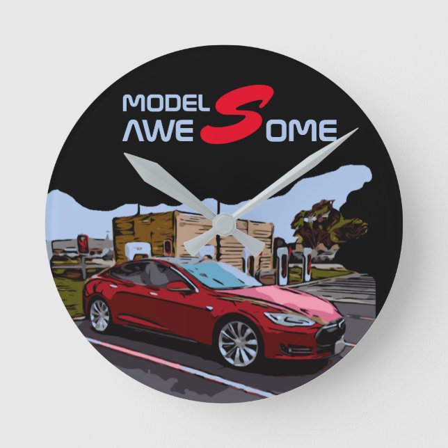 AWESOME ROUND CLOCK (Front)