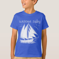 Awesome sailing! nautical, vintage, personalised