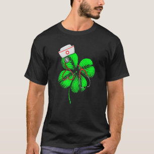 Awesome Saint Patrick S Day Doctor Shamrock Hat Ir T-Shirt