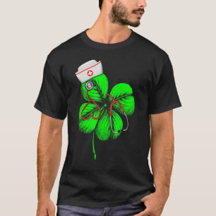 Awesome Saint Patrick's Day Doctor Shamrock Hat Ir T-Shirt