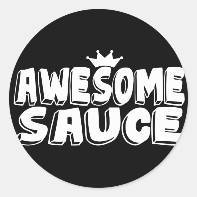Awesome Sauce Classic Round Sticker (Front)