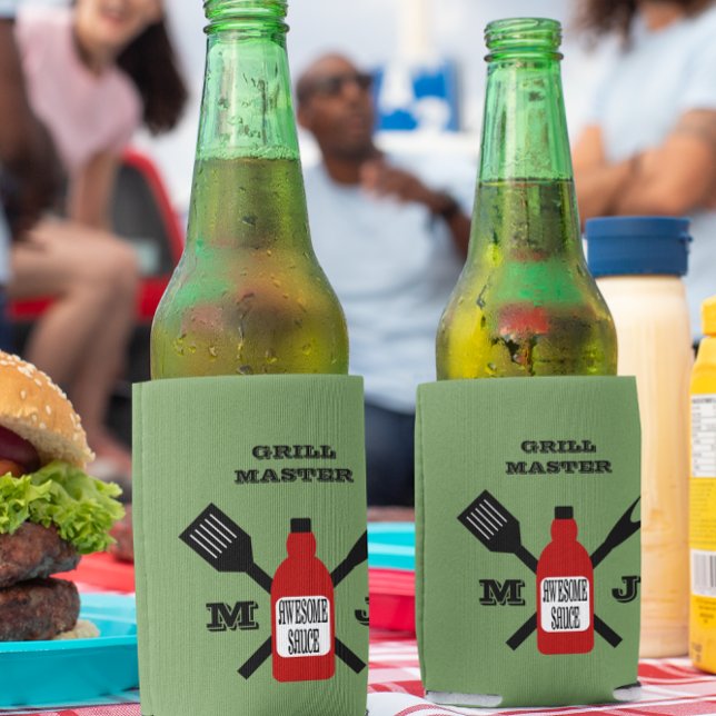 Awesome Sauce Personalised Can Cooler (Creator Uploaded)