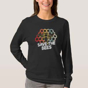 Awesome Save The Bees Beekeepers Beehive Bees T-Shirt