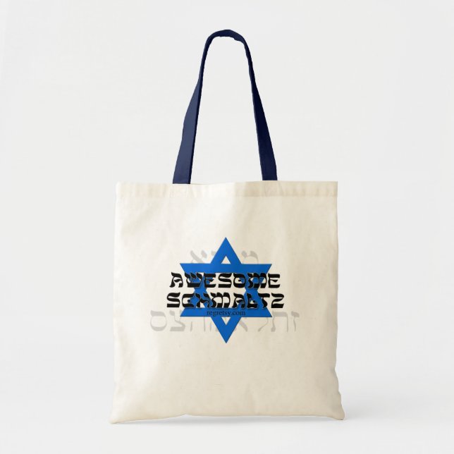 Awesome Schmaltz Tote Bag (Front)