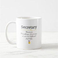 Awesome Secretary Quote Mug