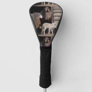 Awesome Sheep with Lambs Animal Photograph Golf Head Cover