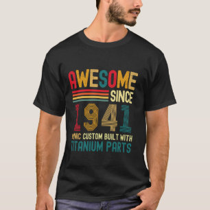 Awesome Since 1941 Vintage 83rd Birthday Men Titan T-Shirt