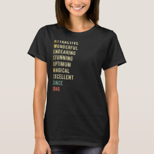 Awesome Since 1946 77 year old 77th birthday Men T-Shirt