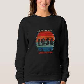 Awesome Since 1956   Cute for Birthd Sweatshirt