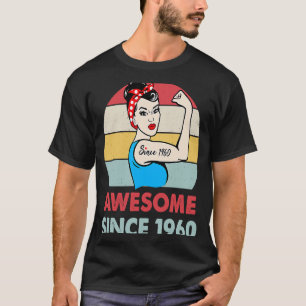 Awesome Since 1960 63 Year Old  63rd Birthday T-Shirt