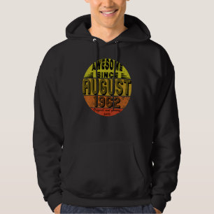 Awesome Since 1962august Born In August 60th Birt Hoodie