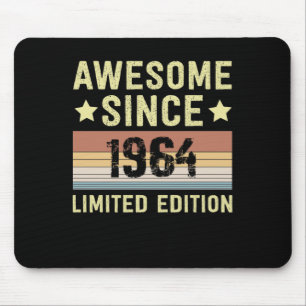 Awesome Since 1964 Birthday Mouse Pad