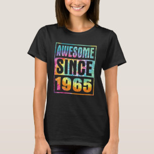 Awesome Since 1965 57 Years Old 57th Birthday Tie  T-Shirt