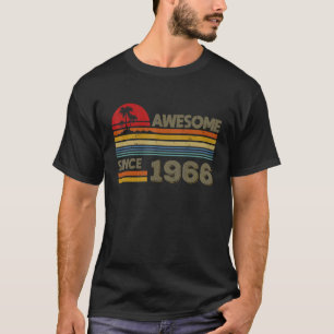 Awesome Since 1966 56th Birthday 56 Years Old T-Shirt