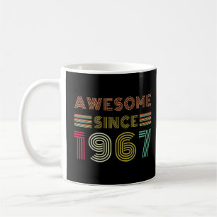 Awesome Since 1967 55th Birthday Retro Coffee Mug