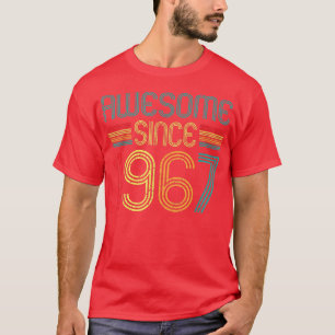 Awesome Since 1967 Retro 55 Years Old Vintage 55th T-Shirt