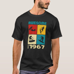 Awesome since 1967 Wakeboard lifestyle T-Shirt