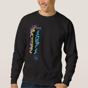 Awesome since 1971 Graffiti Motif 1 Sweatshirt