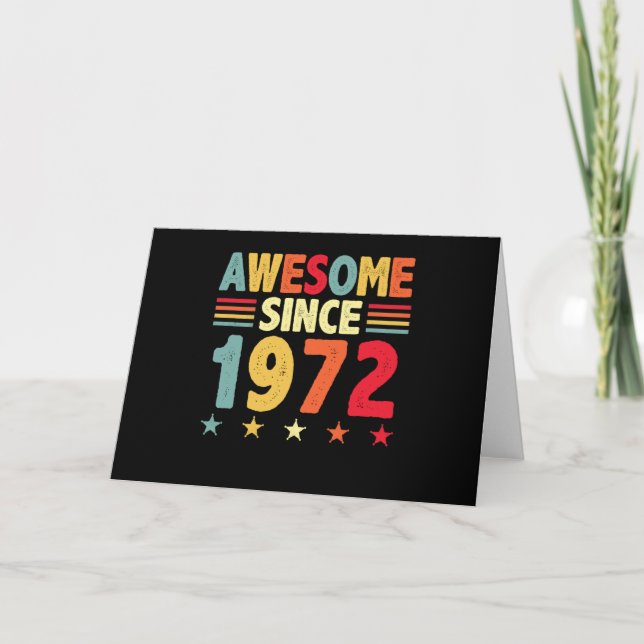 Awesome Since 1972 Card (Front)