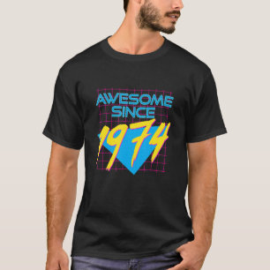 Awesome Since 1974 Cool 48 Years Old Graphic T-Shirt