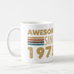 Awesome Since 1975 50th Birthday Coffee Mug